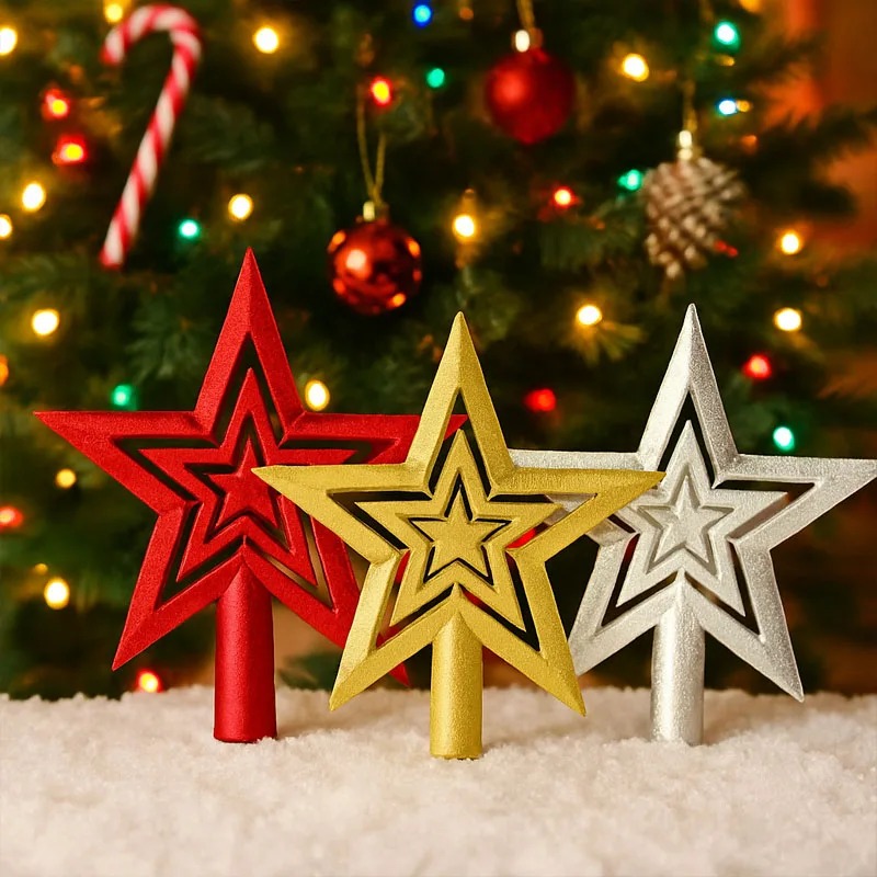 1-20PCS Christmas Tree Topper  - огляд і ціна Star Tree Topper