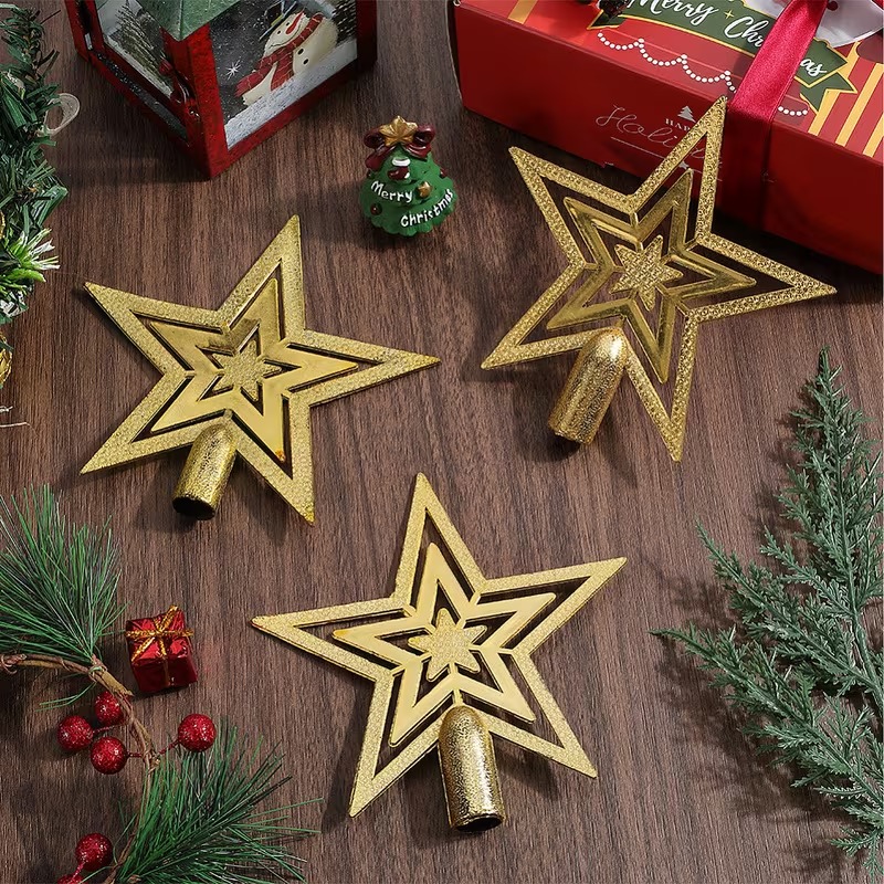 1-20PCS Christmas Tree Topper  - огляд і ціна Star Tree Topper