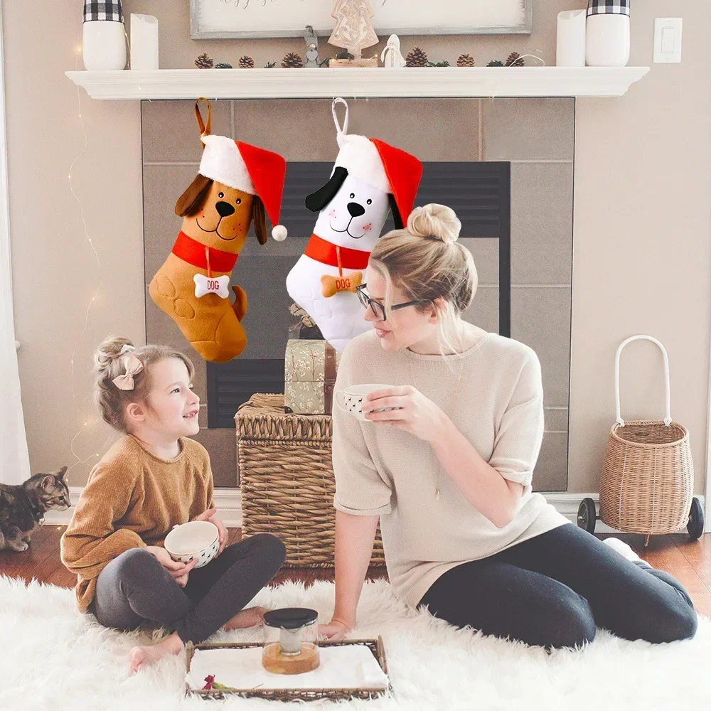 Dog Bone Shape Christmas Stock - огляд і ціна Christmas Stocking Hanging