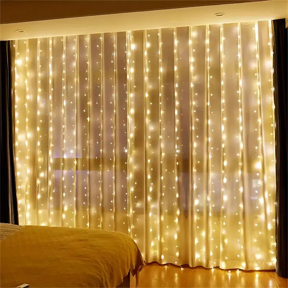 3/6m Curtain LED String Lights - огляд і ціна Led Fairy String Lights