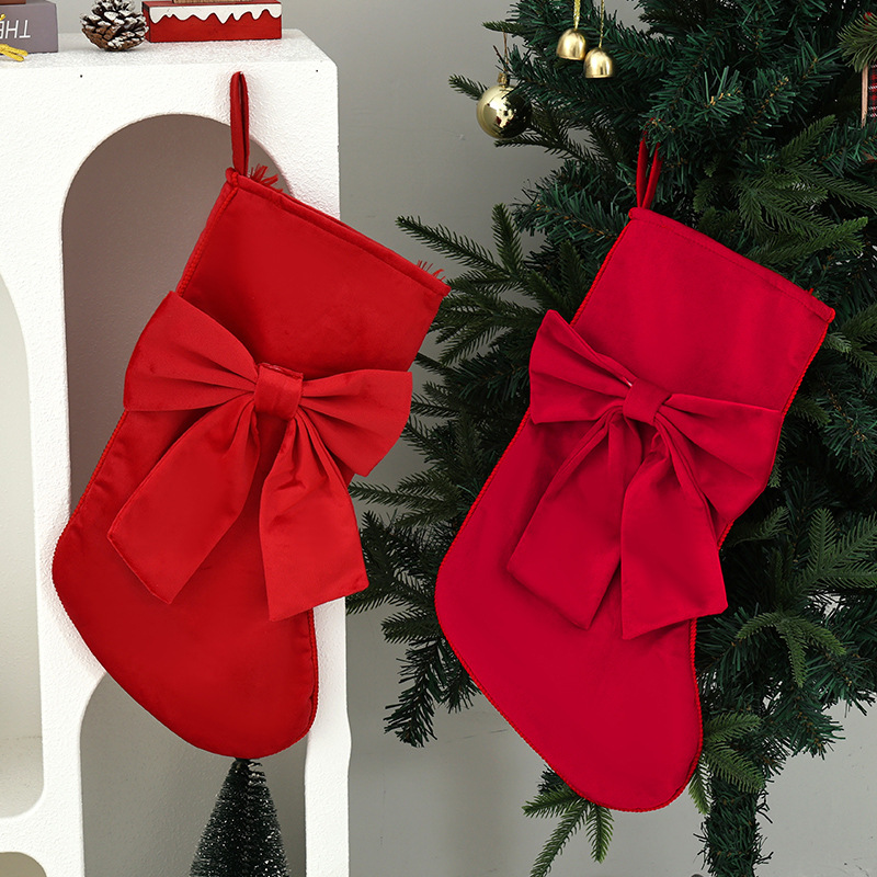 1pc Christmas Stockings, Bow G - огляд і ціна Christmas Stocking Hanging