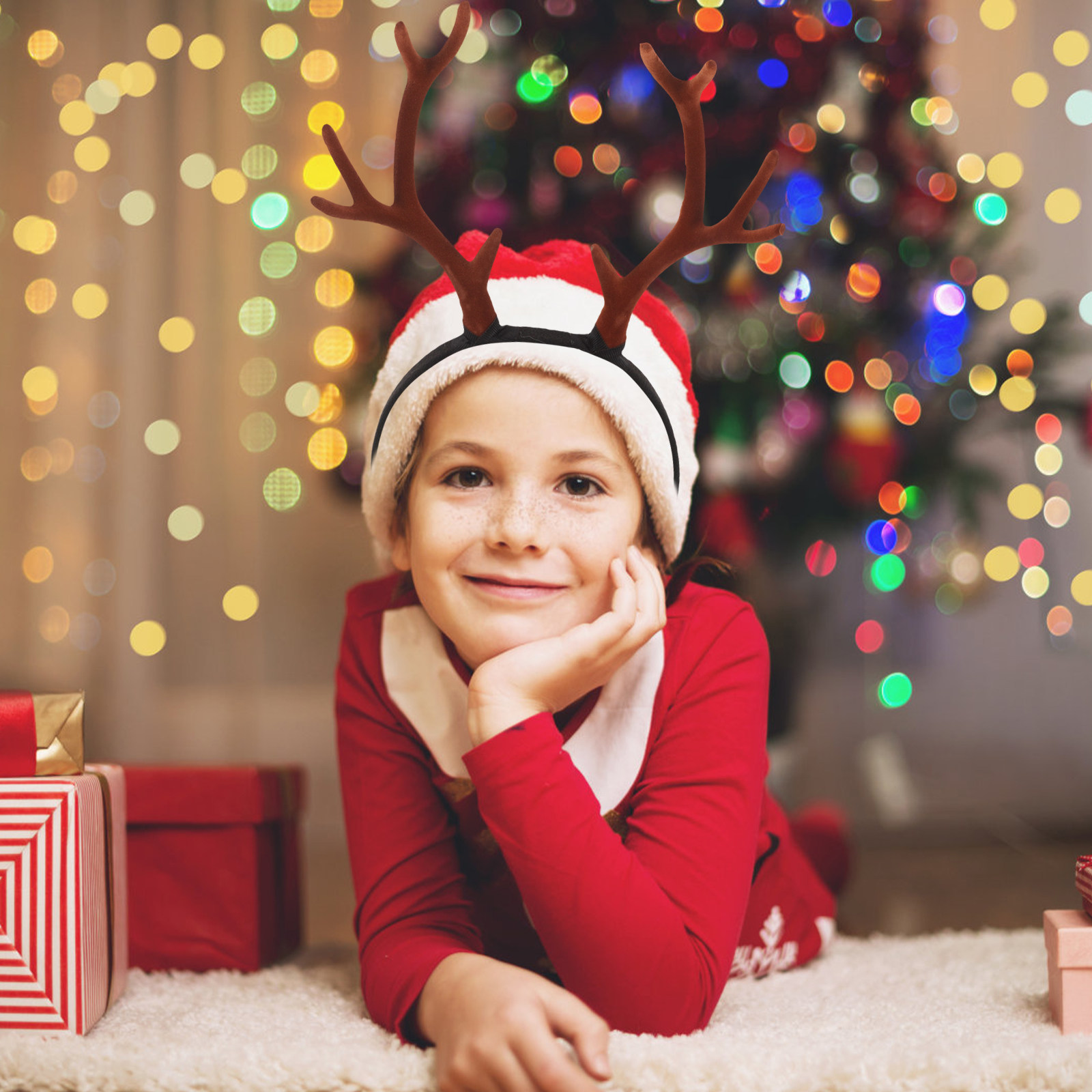 Flocked Reindeer Antlers Headb - огляд і ціна Reindeer Antlers Headband