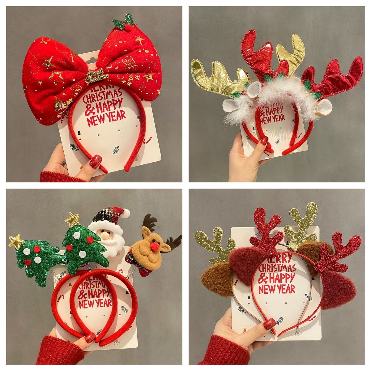 1-10pcs Christmas Headbands Sn - огляд і ціна Reindeer Antlers Headband