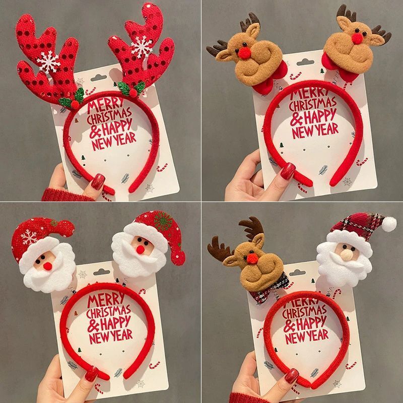 1-10pcs Christmas Headbands Sn - огляд і ціна Reindeer Antlers Headband