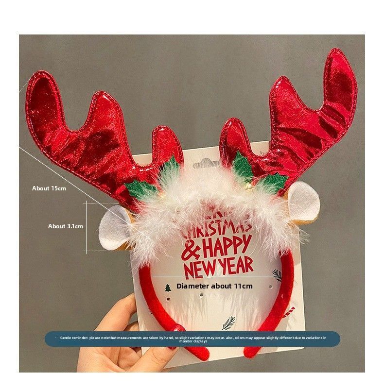 1-10pcs Christmas Headbands Sn - огляд і ціна Reindeer Antlers Headband