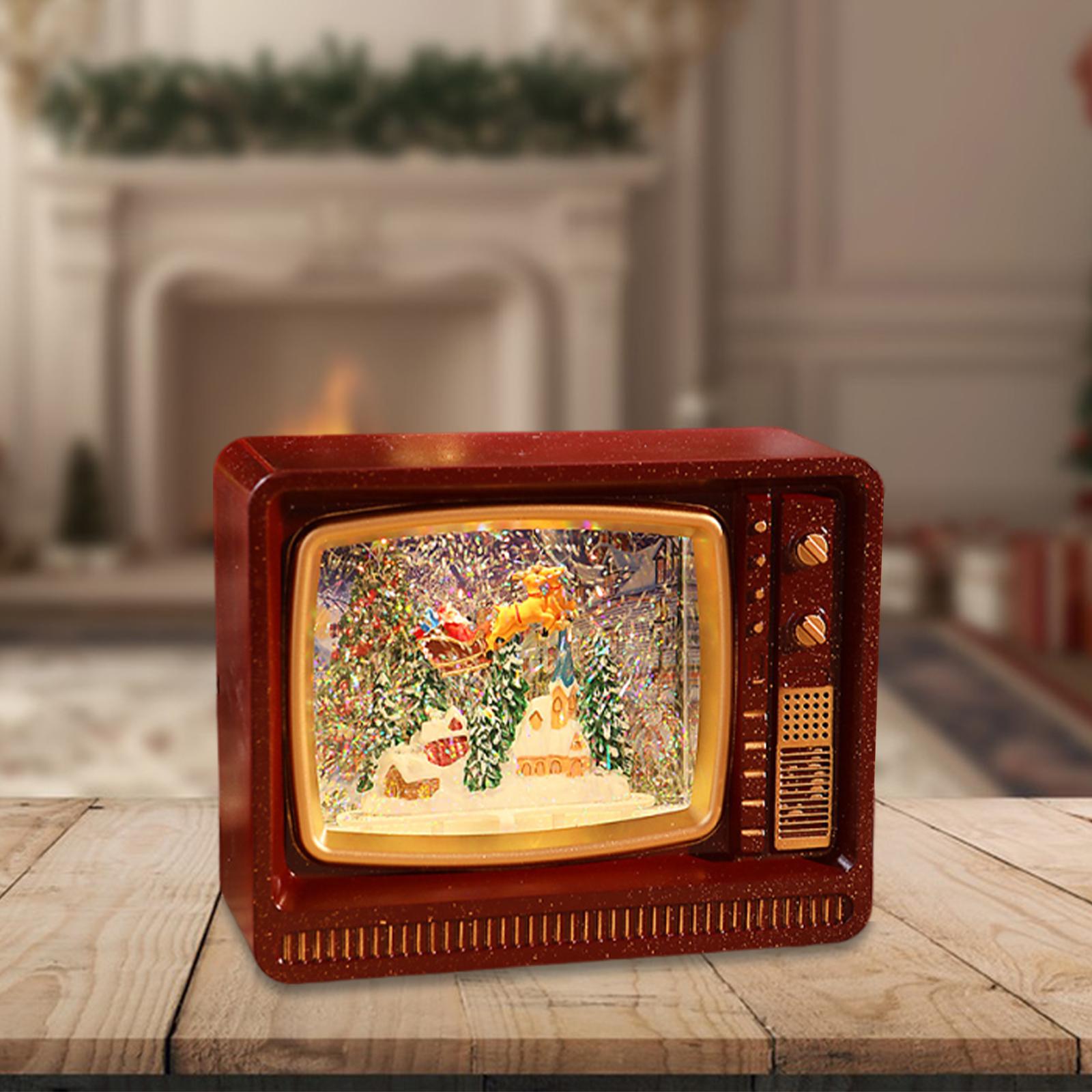 TV Shaped Music Light Lantern  - огляд і ціна Snow Globe Musical