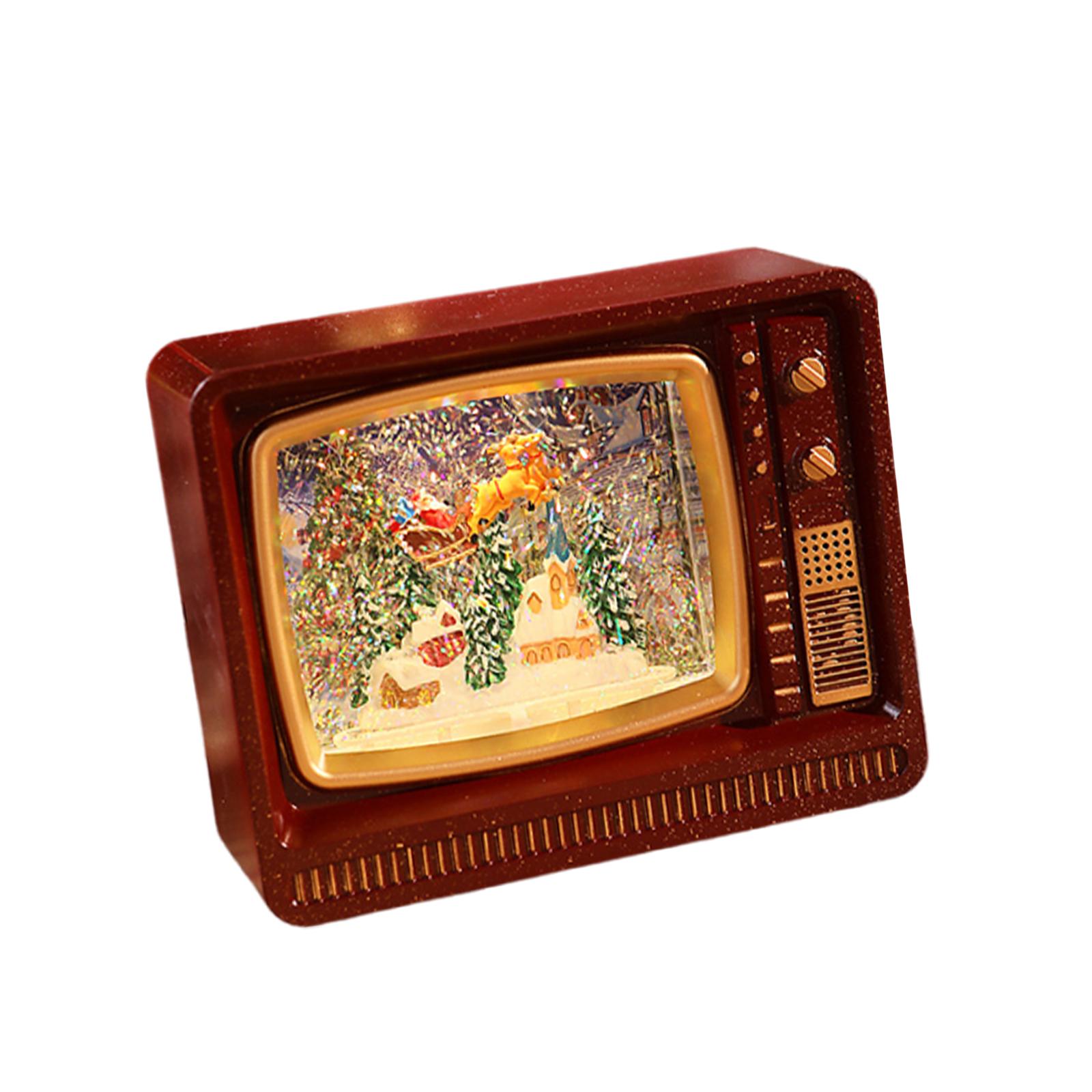 TV Shaped Music Light Lantern  - огляд і ціна Snow Globe Musical