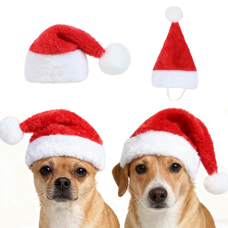 Christmas Pet Santa Hat Red Pl - огляд і ціна Santa Hat Plush