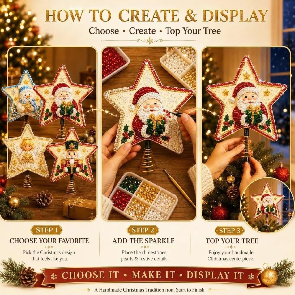 Star Shape Christmas Star Tree - огляд і ціна Star Tree Topper