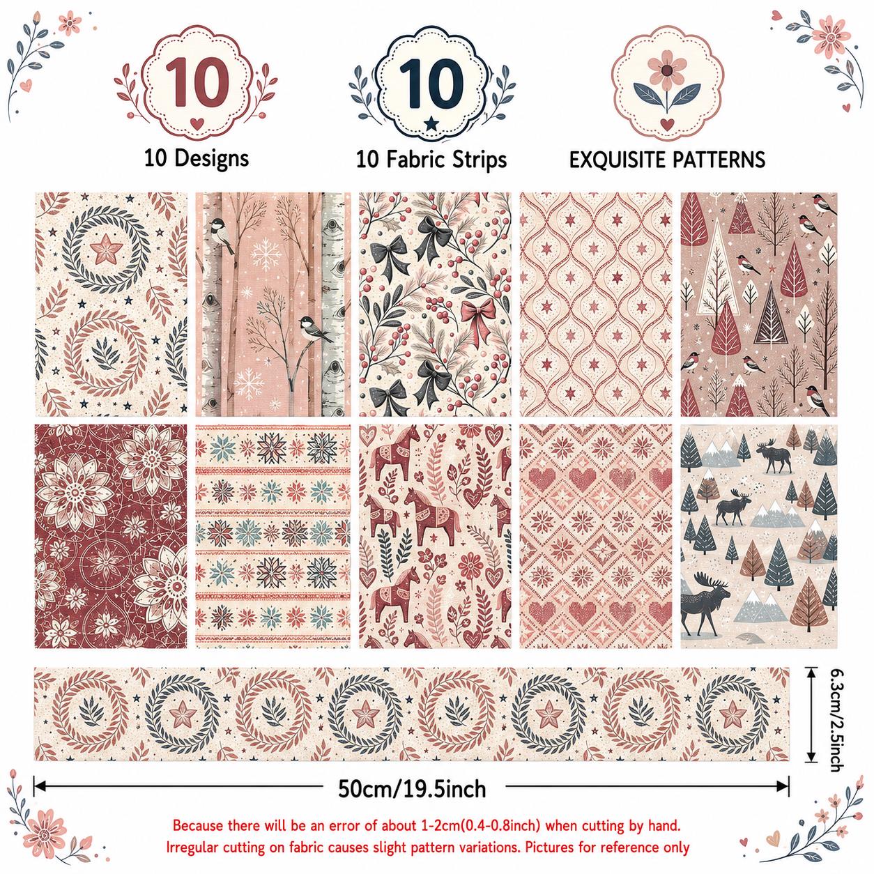 10pcs Christmas Snow Bird Patt - огляд і ціна Christmas Table Runner