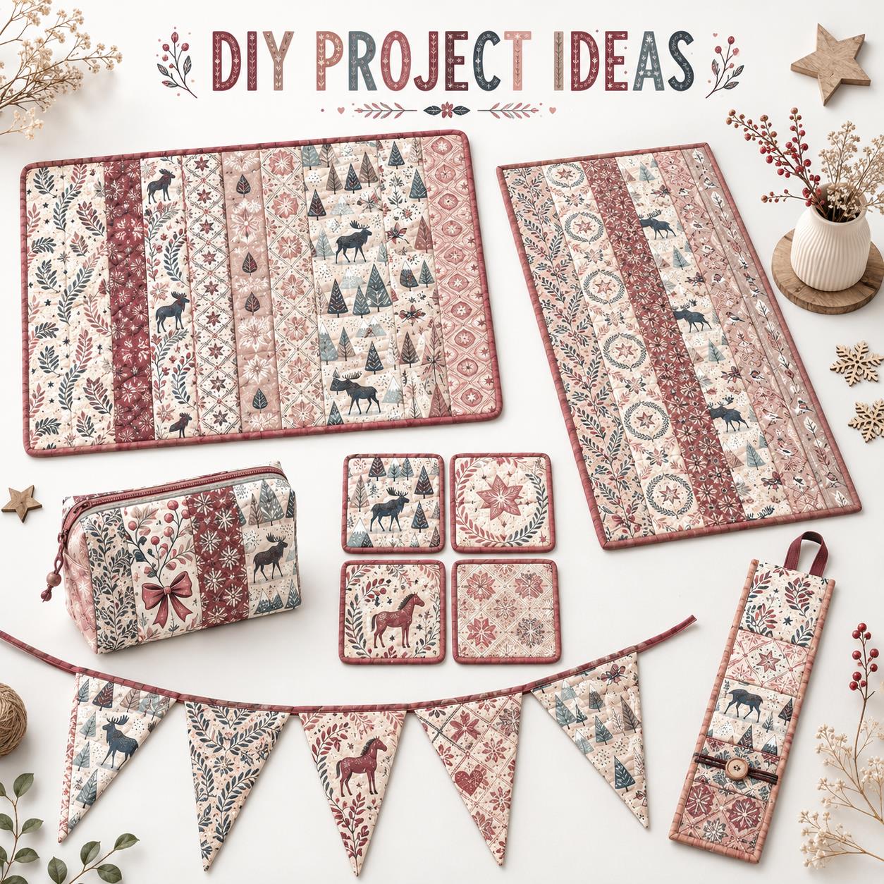 10pcs Christmas Snow Bird Patt - огляд і ціна Christmas Table Runner