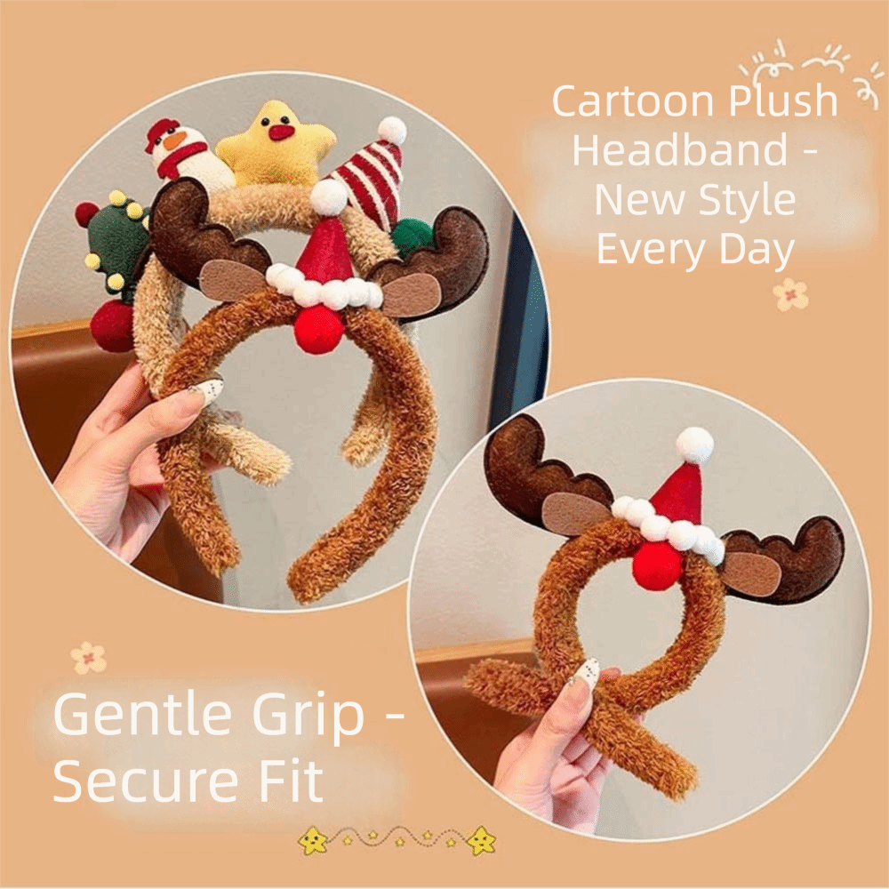 Plush Texture Christmas Headba - огляд і ціна Reindeer Antlers Headband