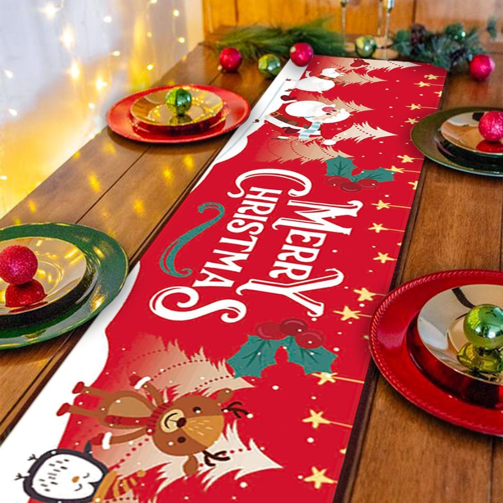 Christmas Themed Table Runner  - огляд і ціна Christmas Table Runner