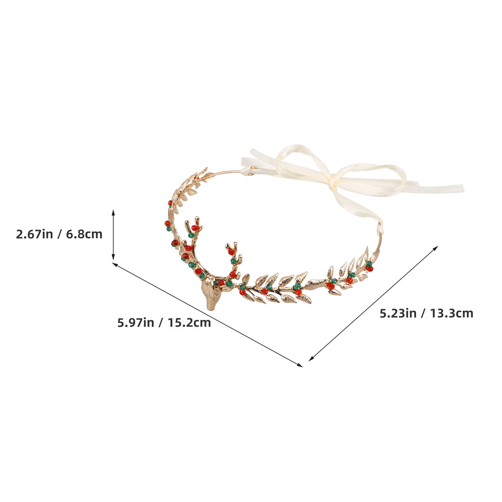 Christmas Reindeer Headband El - огляд і ціна Reindeer Antlers Headband