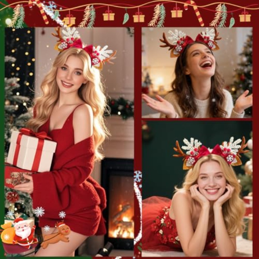 Cute Christmas Headband for Wo - огляд і ціна Reindeer Antlers Headband