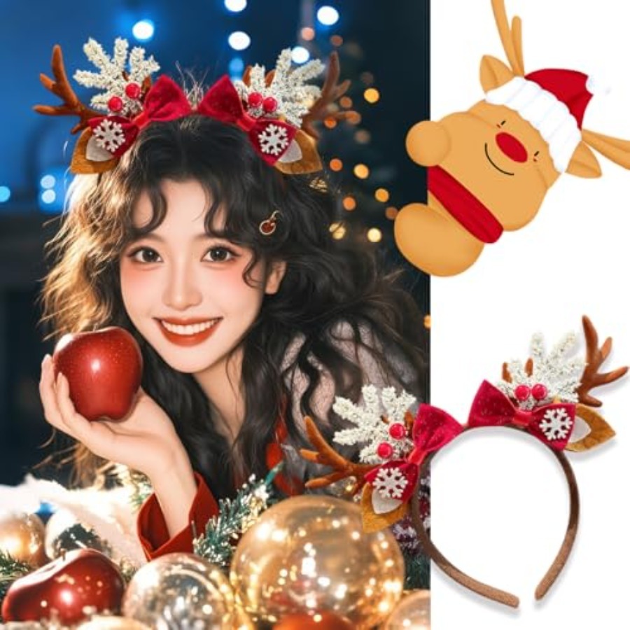 Cute Christmas Headband for Wo - огляд і ціна Reindeer Antlers Headband