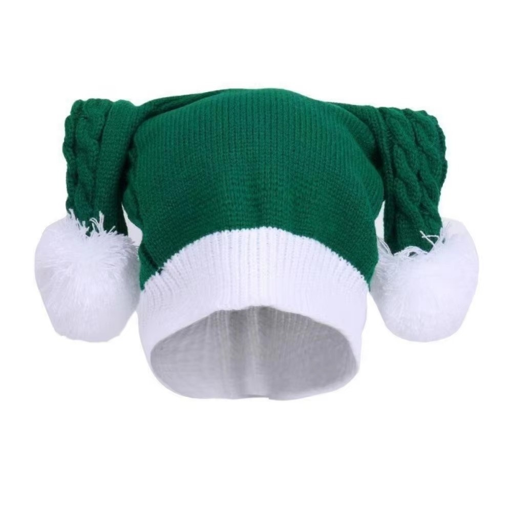 Cute Christmas Knitted Hat War - огляд і ціна Santa Hat Plush