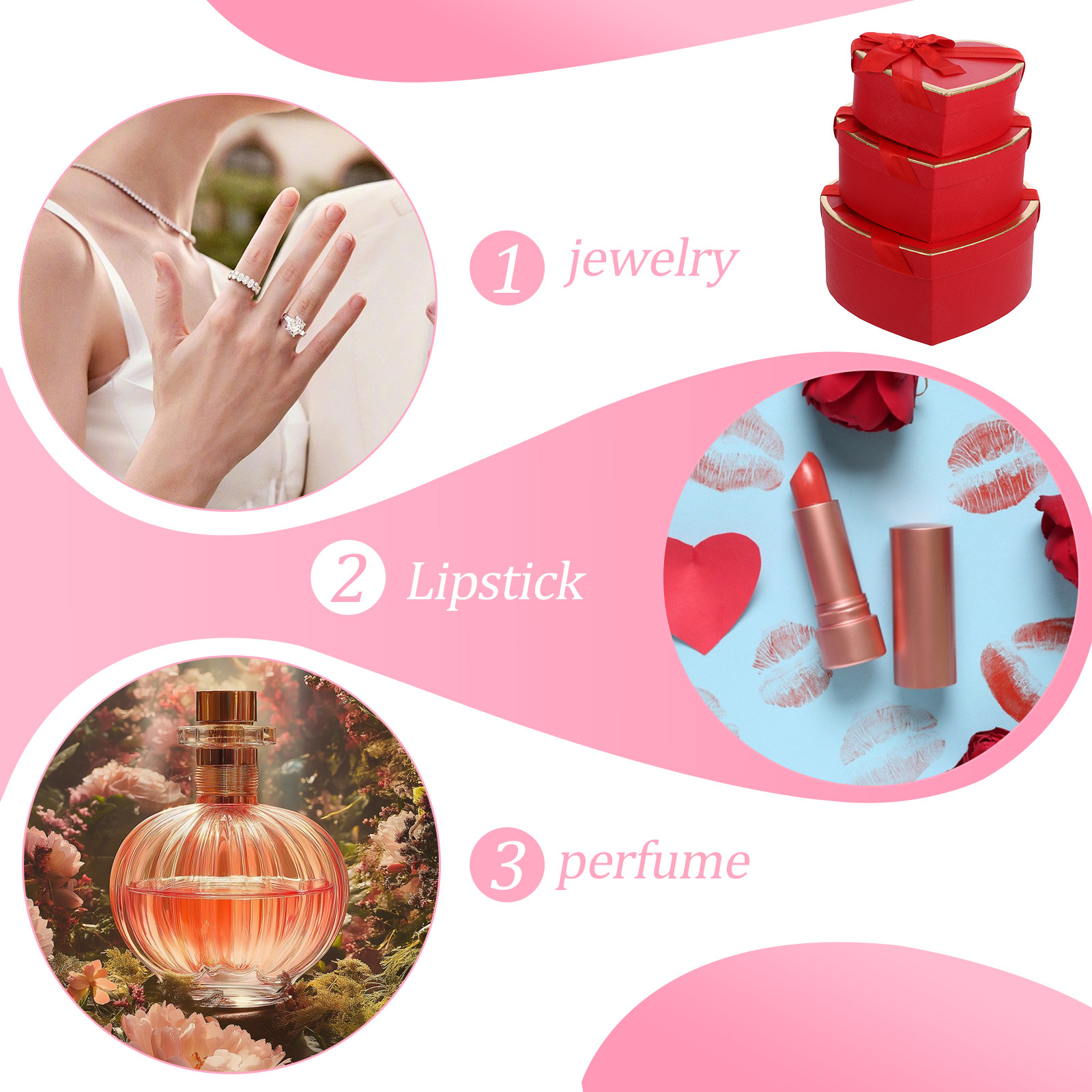1Set Sturdy Cardboard Heart Sh - огляд і ціна Gift Box Wrap Set