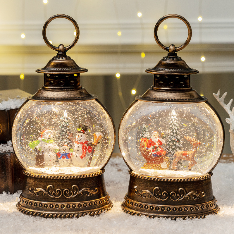 Christmas Decorations Large Fl - огляд і ціна Snow Globe Musical
