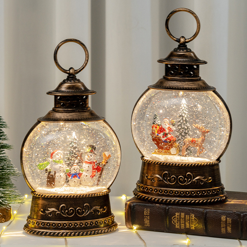 Christmas Decorations Large Fl - огляд і ціна Snow Globe Musical