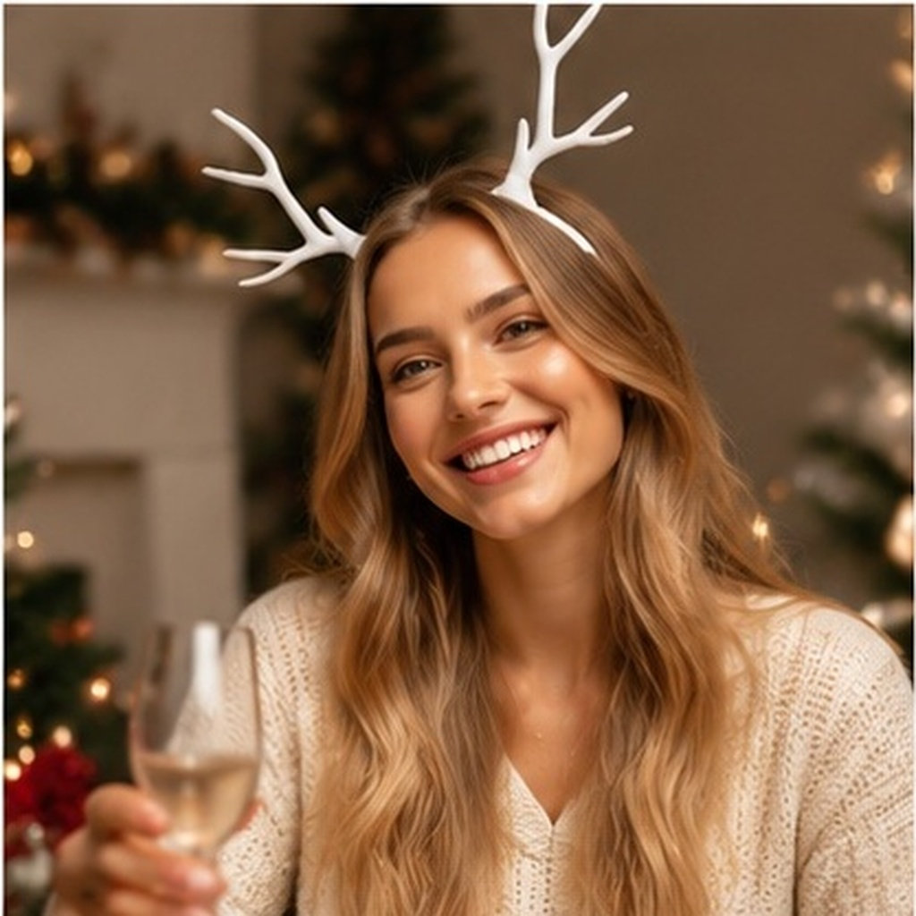 1Pcs Exquisite Reindeer Antler - огляд і ціна Reindeer Antlers Headband