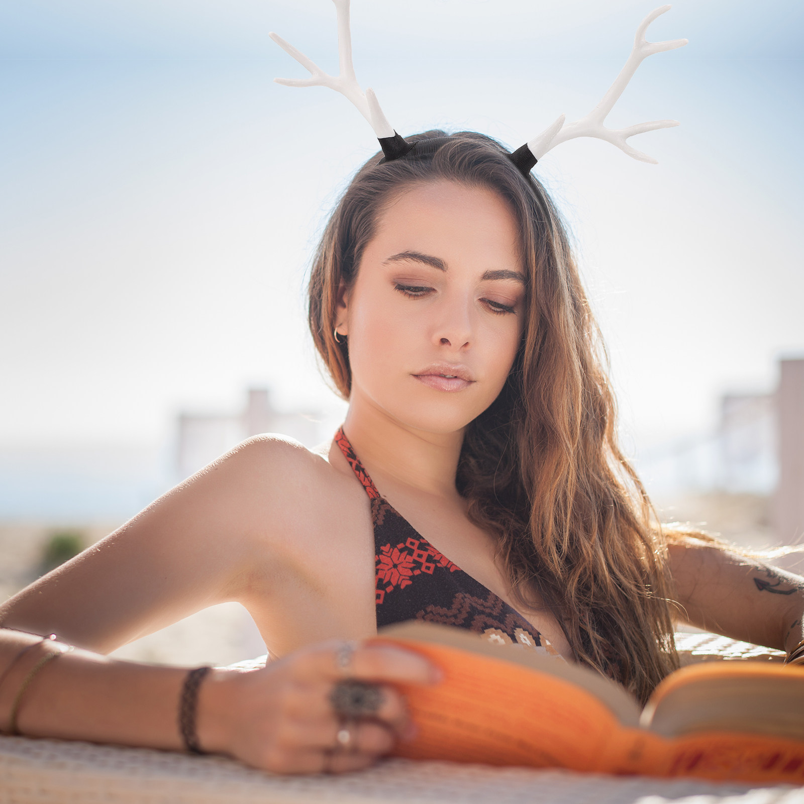 1Pcs Exquisite Reindeer Antler - огляд і ціна Reindeer Antlers Headband