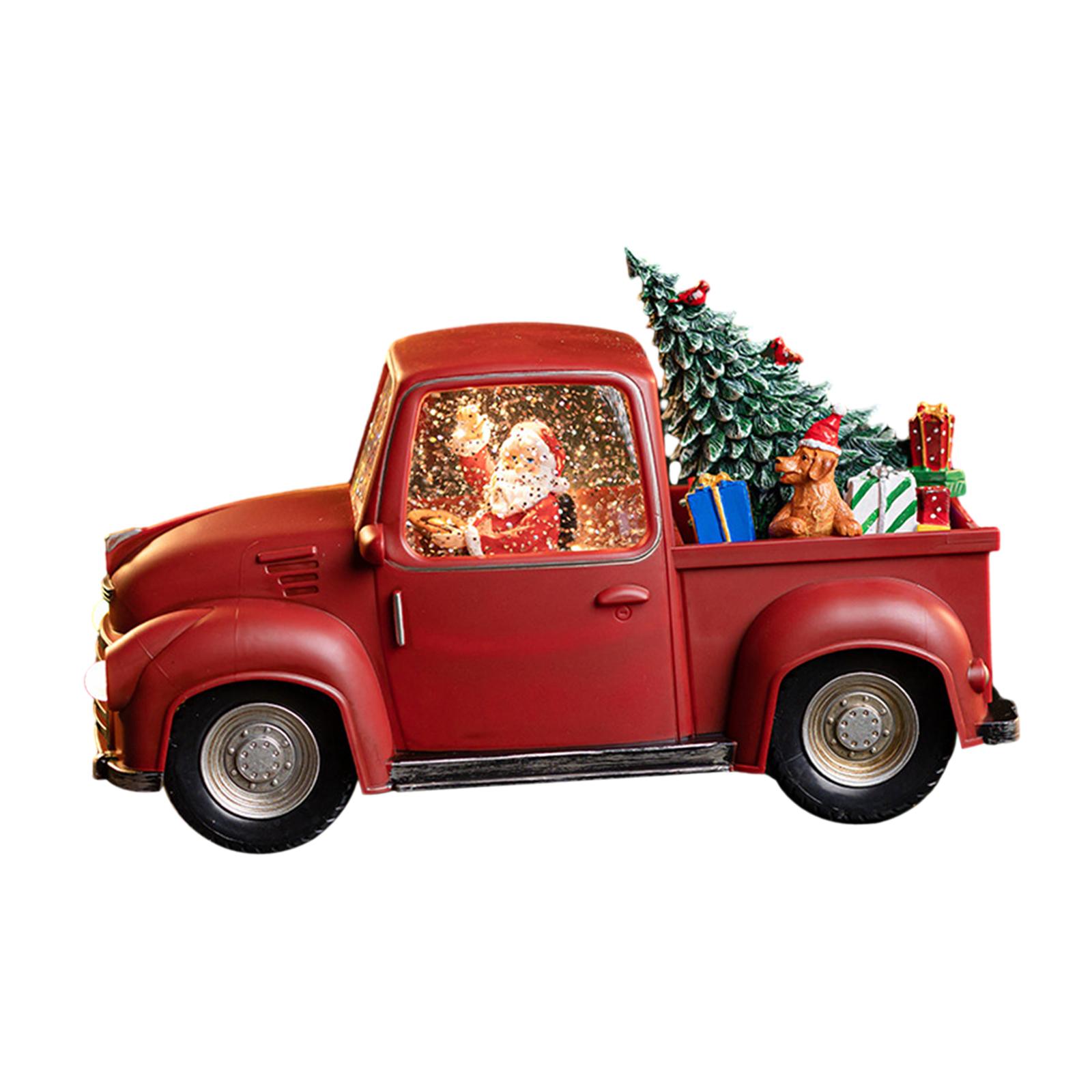 Lighted Truck Decor Light up U - огляд і ціна Snow Globe Musical