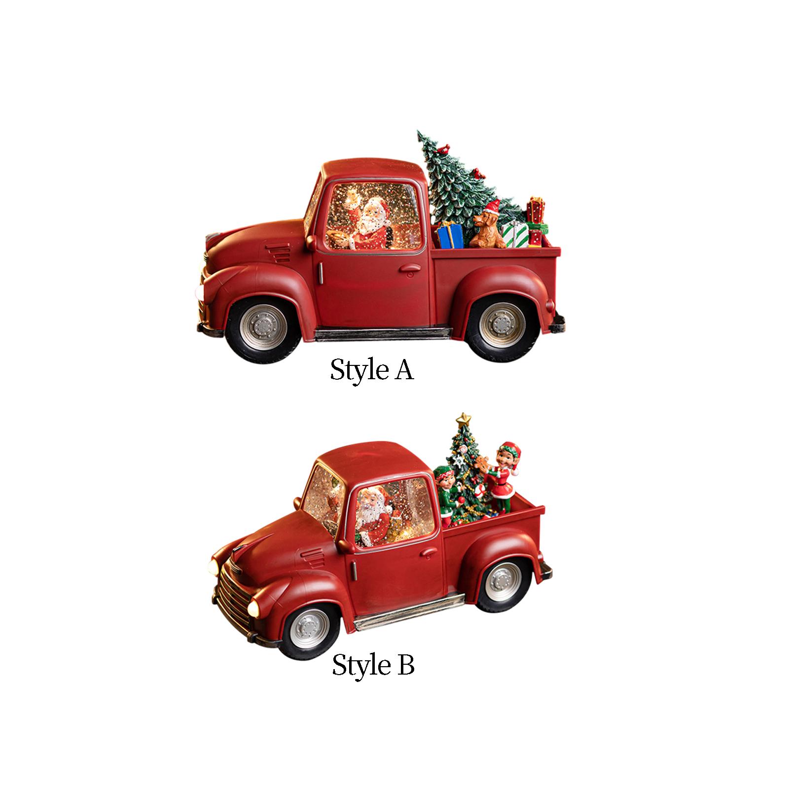 Lighted Truck Decor Light up U - огляд і ціна Snow Globe Musical