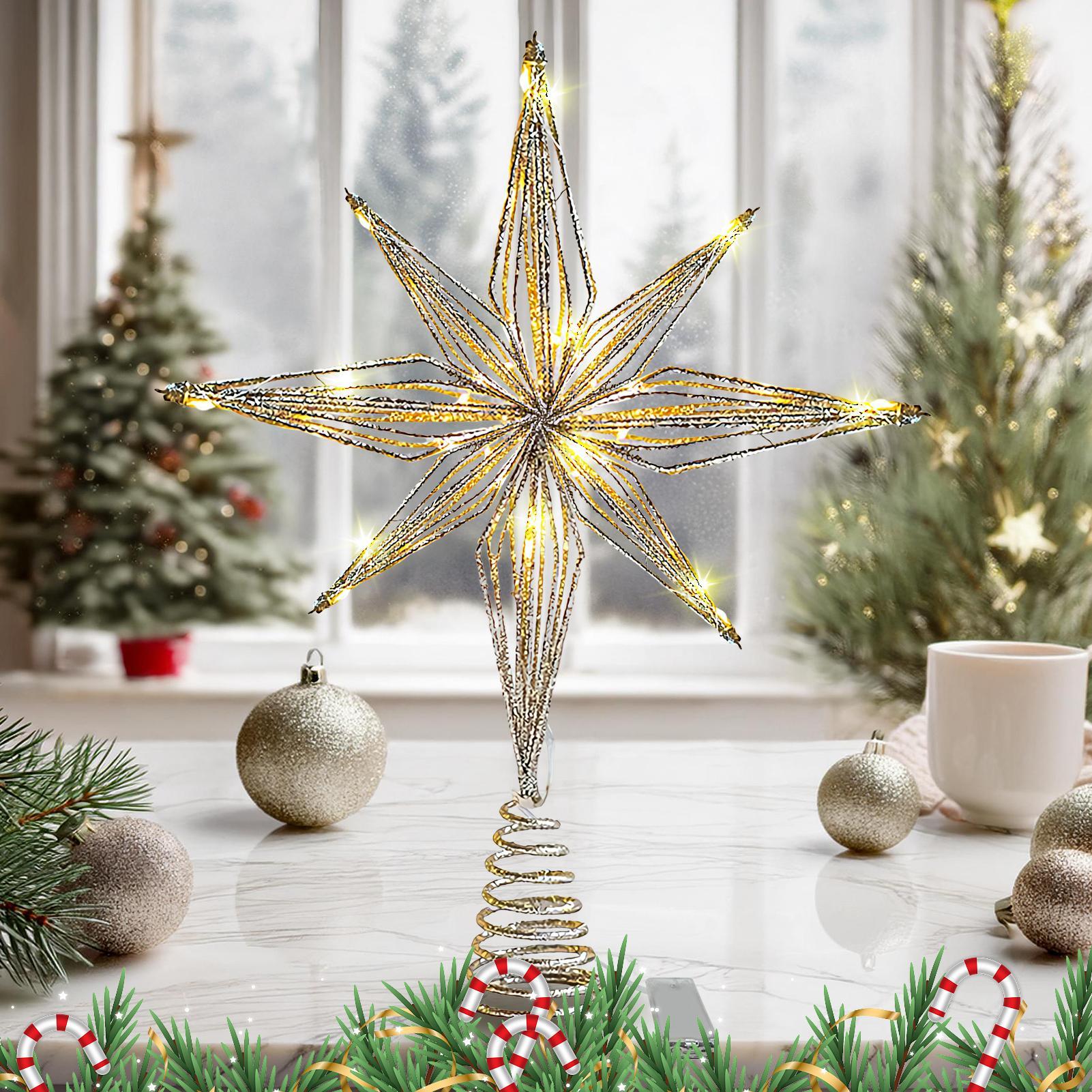 Christmas Tree Topper 3D Star  - огляд і ціна Star Tree Topper